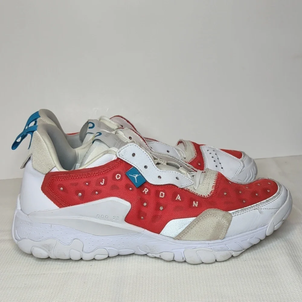 Nike Jordan Delta 2 Chile Red White Sneakers CV8121-600 Men's Size 12.5